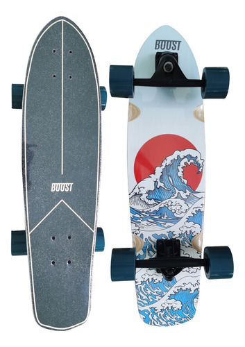 Carver Surf Skate Profesional Boost Grey Wave 31 Chilli