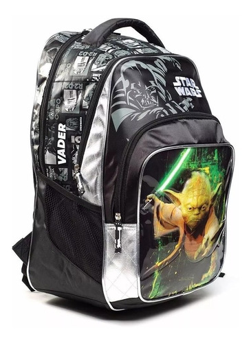 Mochila Star Wars Yoda 18 Pulgadas Original Wabro