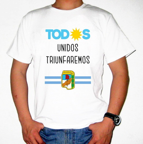 Imagen 1 de 5 de Remeras Todos Unidos Fernandez Alberto Cristina Peronismo