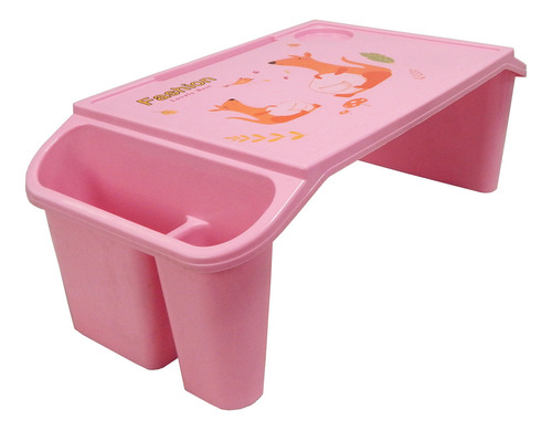 Mesita Infantil Multifuncional Aquila De Plástico Color Rosa