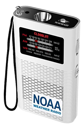 Radio Meteorológica De Bolsillo Noaa Am Banda Fm Trans...