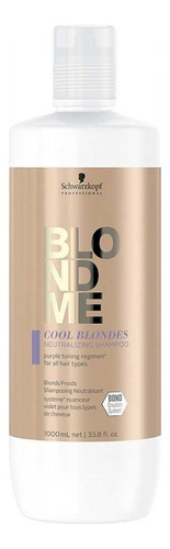  Shampoo 1000ml Neutralizante Blondme Schwarzkopf Rubios