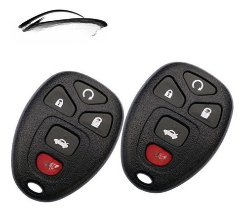 2 X 5bt Entrada Sin Llave Fob Transmisor Clicker Alarma Ence