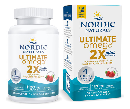 Suplemento Nordic Naturals Ultimate Omega 2x Mini 60 Soft Ge