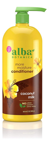 Acondicionador Hawaiano De Alba Botanica  Leche De Coco