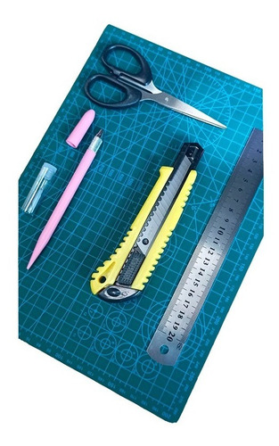 Imagen 4 de 4 de Kit De Corte A4 Set Base Plancha Tabla + Accesorios