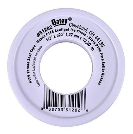 Oatey 31202 ptfe Cinta 1/2 Pulgada X 520 Inch