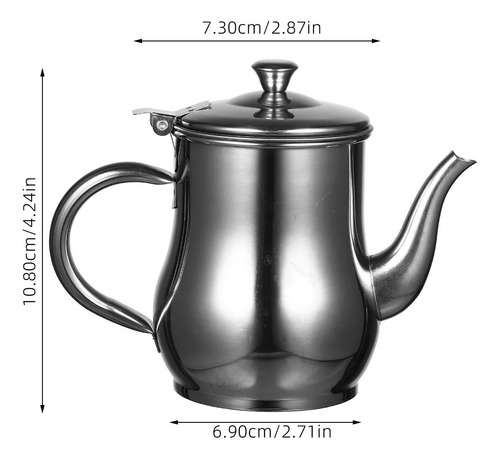 Recipiente De Aceite Para Ollas De Acero Inoxidable Con Red