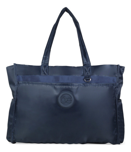 Pañalera Tote Para Mujer Cloe Mom & Baby De Nylon Color Azul marino