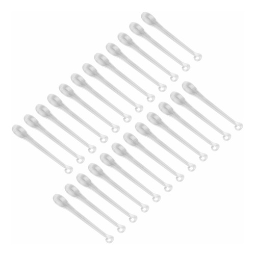 Carámbanos Acrílicos Transparentes, 24 Piezas, 10 Cm, Adorno