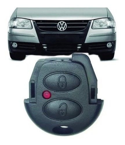 Capa Carcaça Chave Controle Vw Volkswagen - Gol Fox Saveiro