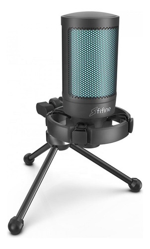 Microfone Condensador Fifine Superframe Edition Sfm2 Rgb Usb