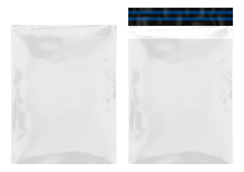 Kit C/1500 Envelope Envio Resistente Liso Branco 19x25