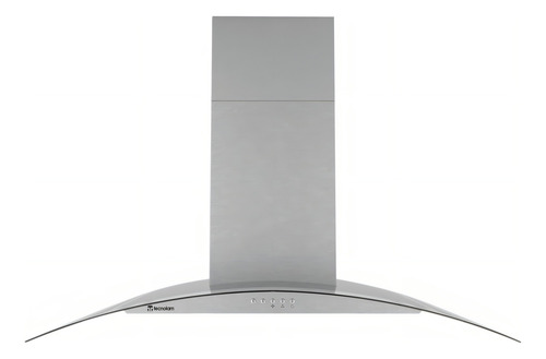 Campana Cocina Tecnolam Vega Ac 90 Cristal Curvo Acero Inox Color Gris