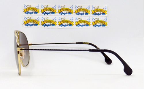 Lentes Gafas De Sol Carrera Bound Gold Aviator 62mm Suns | Envío gratis
