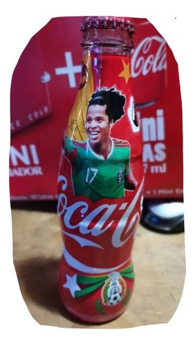 Botella Coca Cola Selección Mexicana Giovani Dos Santos