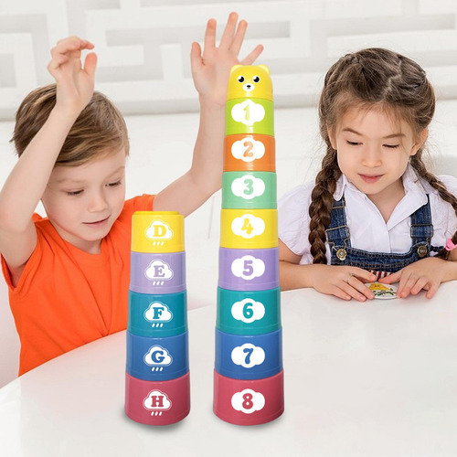 Juego De Apilar Vasos Juego De Apilar Vasos Tazas Educativas
