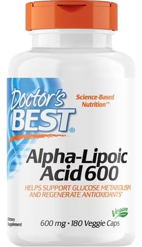 Ácido Alfa Lipoico 600mg180cap 