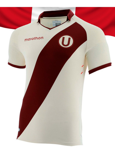 Imagen 1 de 10 de Camiseta Universitario U Deportes Modelo Bicentenario Fútbol