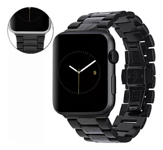Correa D Acero Case Mate Para Apple Watch Serie 9 45mm Negro