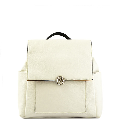 Eby Mochila Con Tapa Blanco