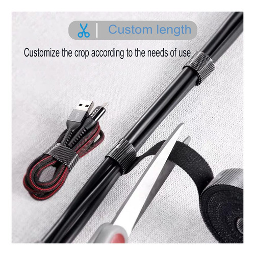 56 Yardas X Corbatas De Cable Reutilizables, Correas Del Del