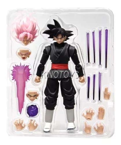 Boneco 1032 20 articulado Goku black, Bandai