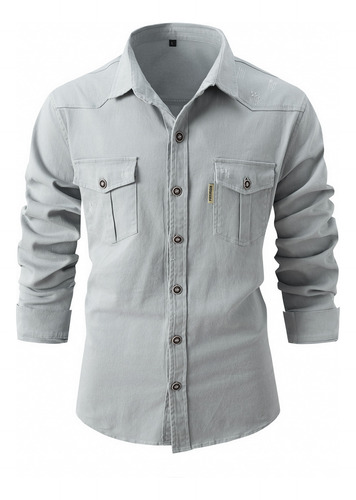Camisa De Manga Larga Para Hombre De Negocios