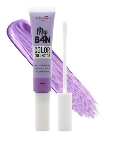 Corrector De Maquillaje Concealer De Color Amor Us My B4n  Tono Purple