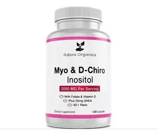 Myo & D-chiro Inositol 2050mg / 120 Veg Caps. Importado Usa