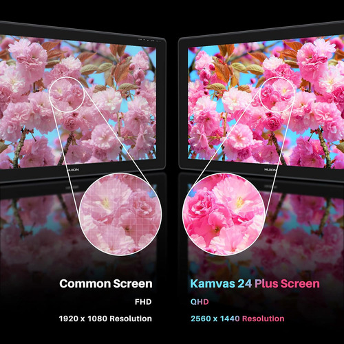 Huion Kamvas 24 Plus 2.5k Qhd Tableta De Dibujo Gráfico