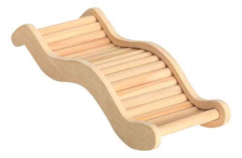 Puente De Madera Escondite Cabaña Accesorio 9,5 Cm X 24 Cm