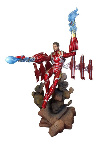 Iron Man Mk 50 Tony S Diamond Select Gallery Diorama Marvel