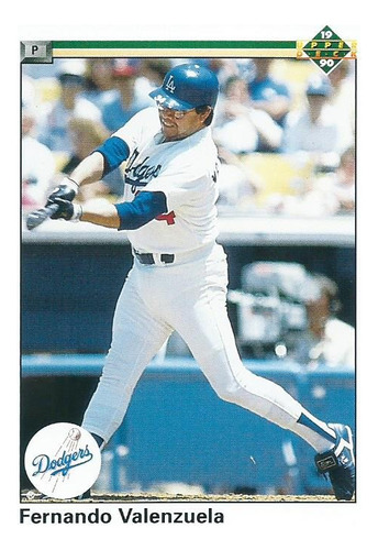 Barajita Fernando Valenzuela Upper Deck 1990 #445 Dodgers