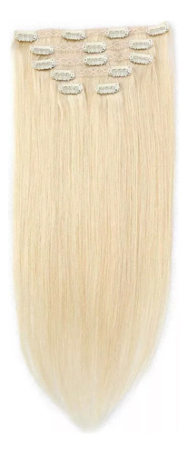 Cabelo Humano Loiro Liso + Oculos De Sol Combo 2
