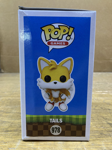 Miles Tails Prower Chase Flocked Exclusi 978 Sonic Funko Pop