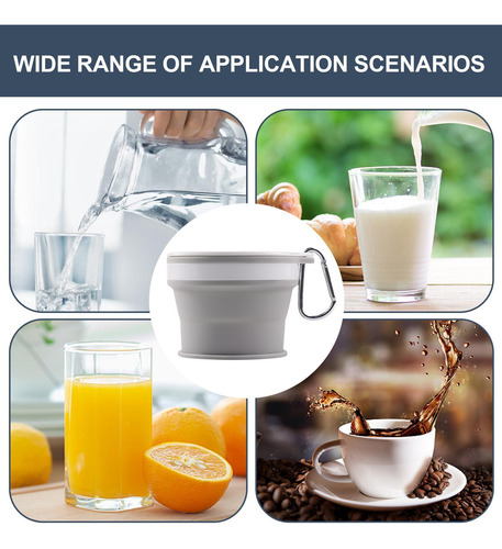 Tazas Plegables Para Viajes Taza Portátil Reutilizable Taza
