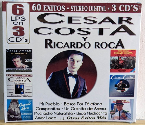 Cesar Costa Y Ricardo Roca (3 Cd's) Nuevo Sellado