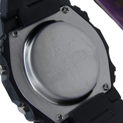 Relógio Masculino A Prova D'agua Digital Esportivo Bisel Modelo Gp-519 Wr200-m