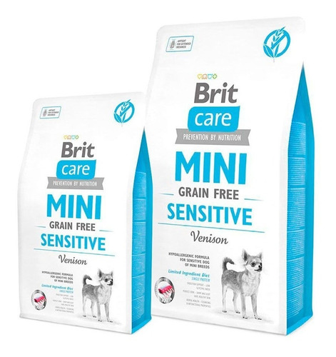 Imagen 1 de 3 de Brit Care Mini Sensitive 2kg Gf Razas Mascotas  