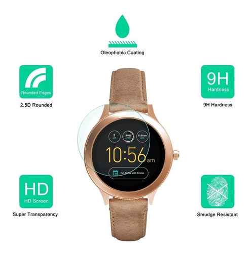 Combo 3 Micas De Cristal Templado Para Fossil Q Venture