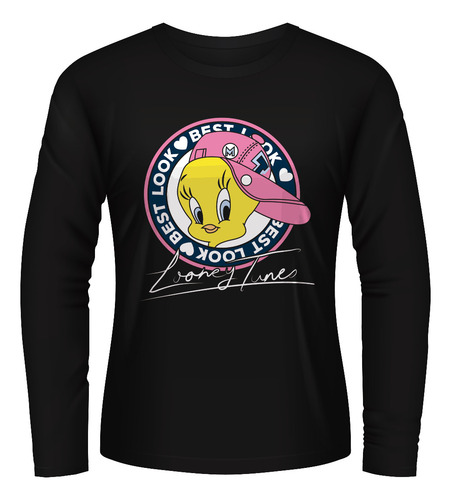 Playera Best Look Looney Tunes Piolin Manga Larga