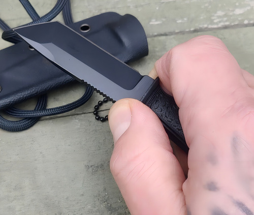 Cuchillo Umarex Walther P22 Tsk Acero 440c Hoja 6cm + Funda Color Negro