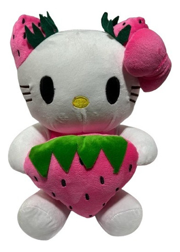 Peluche Hello Kitty - Hello Kitty Con Fresa 25 Cm 