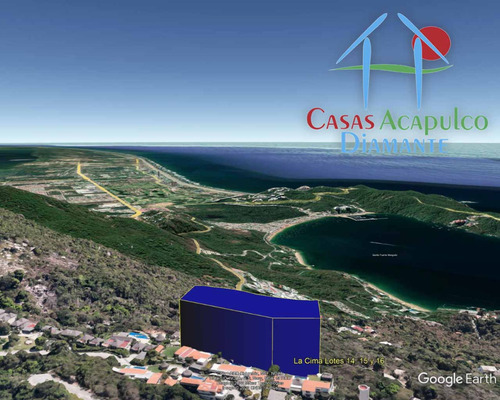 Cad La Cima Ps 14, 15 Y 16. Tres Lotes Residenciales Con Vista Al Mar En El Prestigioso Fraccionamiento La Cima