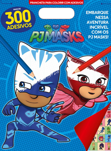 Pj Masks Prancheta Para Colorir Com Adesivos, de  On Line a. Editora IBC - Instituto Brasileiro de Cultura Ltda, capa mole em português, 2020