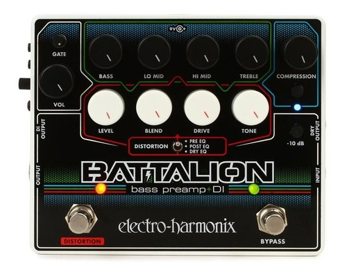 Pedal Ehx Battalion Bass Preamp & Di Electro Harmonix