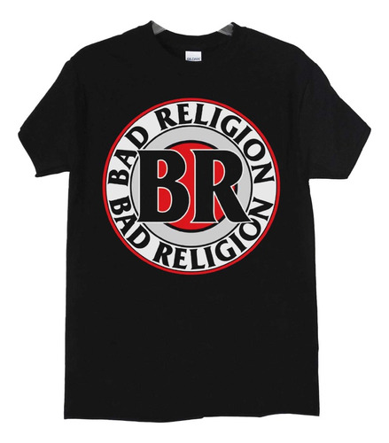 Polera Bad Religion Logo Circular Punk Abominatron