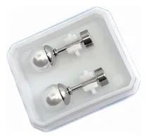 Comprar Caravanas Abridores De Acero Quirúrgico Con Perla Cod. M8