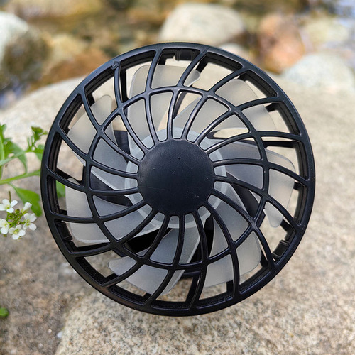 Ventilador De Mano Recargable, Carga Solar, Refrigeración Po